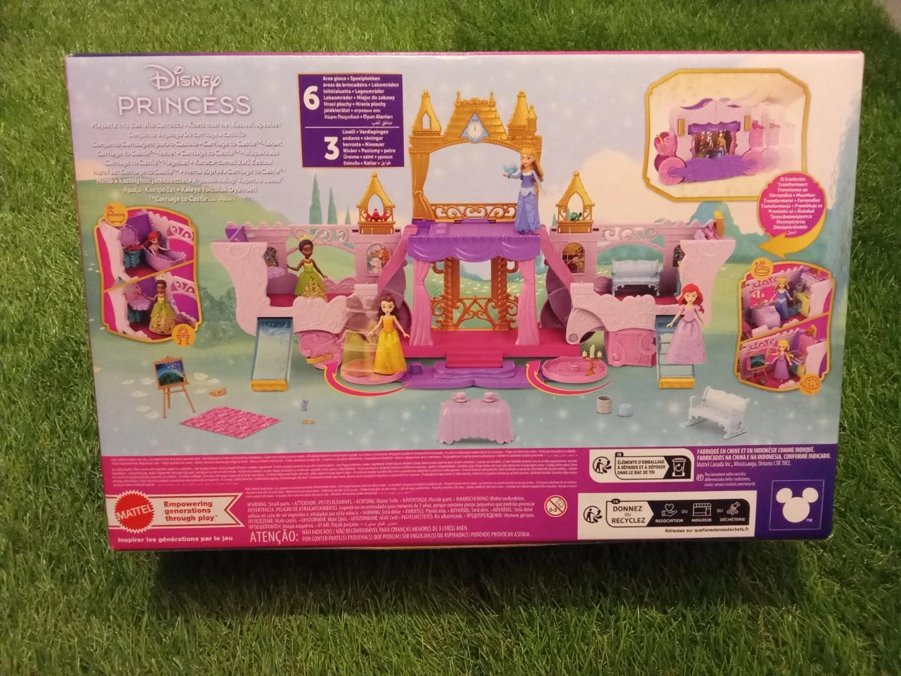 New boxed set Disney 2 in 1 castle + princess carriage – photo 2